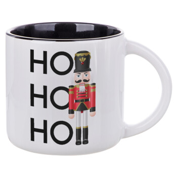 Nutcracker, Κούπα κεραμική 400ml Λευκή/Μαύρη
