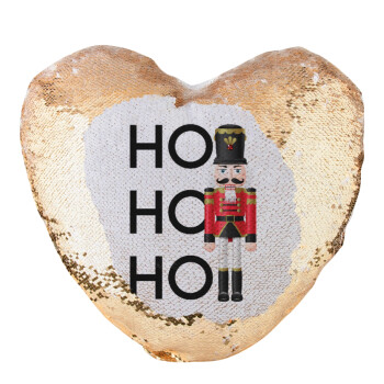 Μολυβένιος στρατιώτης, Μαξιλάρι καναπέ καρδιά Μαγικό Χρυσό με πούλιες 40x40cm περιέχεται το  γέμισμα