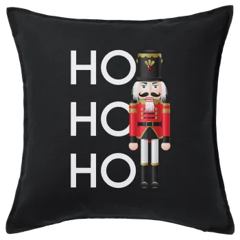 Nutcracker, Sofa cushion black 50x50cm includes filling