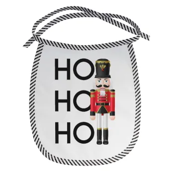 Μολυβένιος στρατιώτης, Σαλιάρα μωρού αλέκιαστη με κορδόνι Μαύρη