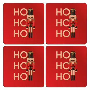 Μολυβένιος στρατιώτης, ΣΕΤ x4 Σουβέρ ξύλινα τετράγωνα plywood (9cm)