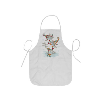 Christmas nordic gnomes, Ποδιά Σεφ ολόσωμη κοντή  Παιδική (44x62cm)