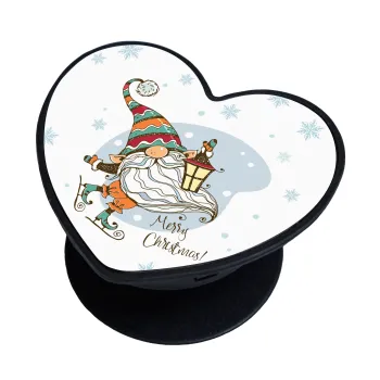 Christmas nordic gnomes, Phone Holders Stand  καρδιά Μαύρο Βάση Στήριξης Κινητού στο Χέρι