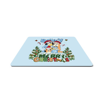 Bluey Merry Christmas, Mousepad rect 27x19cm