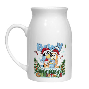 Bluey Merry Christmas, Milk Jug (450ml) (1pcs)