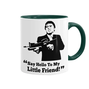 Scarface, Mug colored green, ceramic, 330ml
