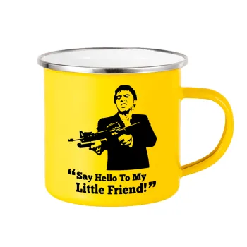 Scarface, Κούπα Μεταλλική εμαγιέ Κίτρινη 360ml