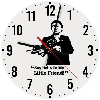 Scarface, Ρολόι τοίχου ξύλινο (30cm)