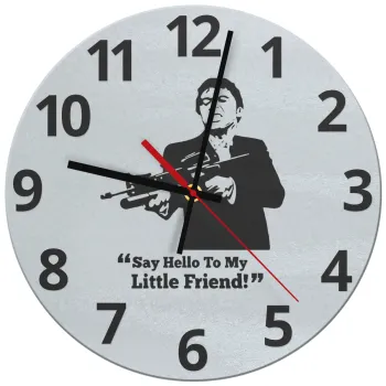 Scarface, Ρολόι τοίχου γυάλινο (30cm)