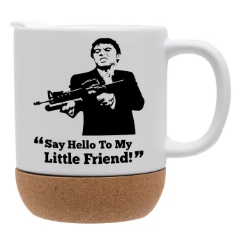 Scarface, Κούπα, κεραμική με βάση φελού και καπάκι (ΜΑΤ), 330ml