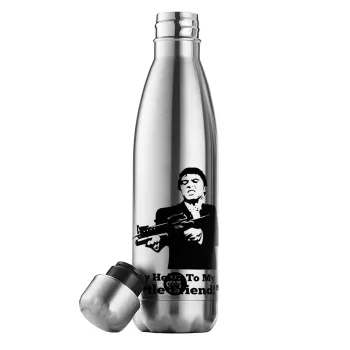 Scarface, Μεταλλικό παγούρι θερμός Inox (Stainless steel), διπλού τοιχώματος, 500ml