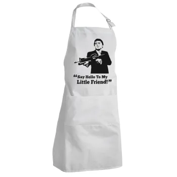 Scarface, Adult Chef Apron (with sliders and 2 pockets)