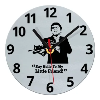 Scarface, Ρολόι τοίχου γυάλινο (20cm)