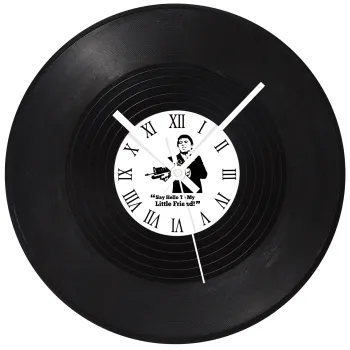 Scarface, Ρολόι τοίχου Βινύλιο (30cm)
