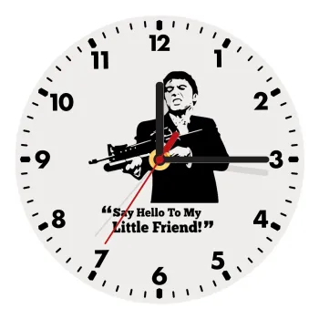 Scarface, Wooden wall clock (20cm)