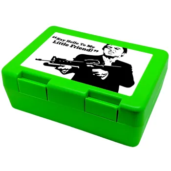Scarface, Children's cookie container GREEN 185x128x65mm (BPA free plastic)