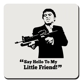 Scarface, Τετράγωνο μαγνητάκι ξύλινο 9x9cm