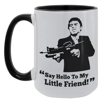 Scarface, Κούπα Mega 15oz, κεραμική Μαύρη, 450ml