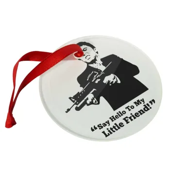 Scarface, Στολίδι Χριστουγεννιάτικο στολίδι γυάλινο 9cm