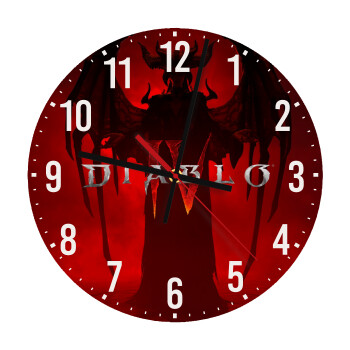 Diablo iv, Ρολόι τοίχου ξύλινο (30cm)
