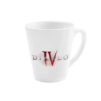 Diablo iv, Κούπα κωνική Latte Λευκή, κεραμική, 300ml