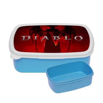 Diablo iv, ΜΠΛΕ παιδικό δοχείο φαγητού (lunchbox) πλαστικό (BPA-FREE) Lunch Βox M18 x Π13 x Υ6cm
