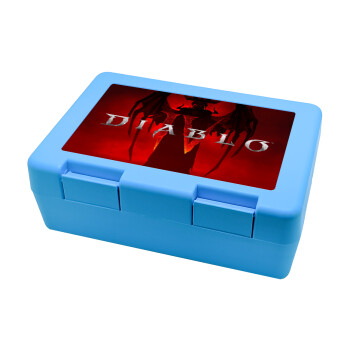 Diablo iv, Children's cookie container LIGHT BLUE 185x128x65mm (BPA free plastic)