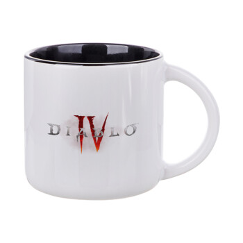 Diablo iv, Κούπα κεραμική 400ml Λευκή/Μαύρη