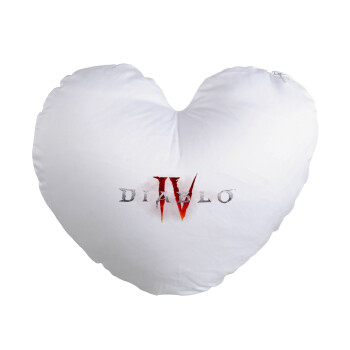 Diablo iv, Μαξιλάρι καναπέ καρδιά 40x40cm περιέχεται το  γέμισμα