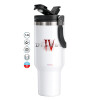 Mega Stainless steel Tumbler with lid, double wall 1,2L