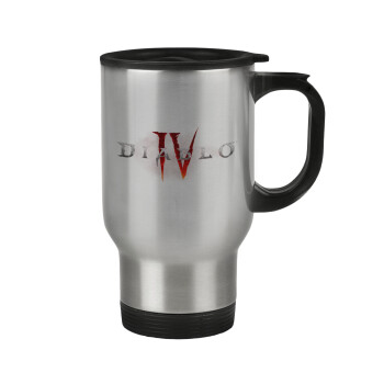 Diablo iv, Stainless steel travel mug with lid, double wall 450ml