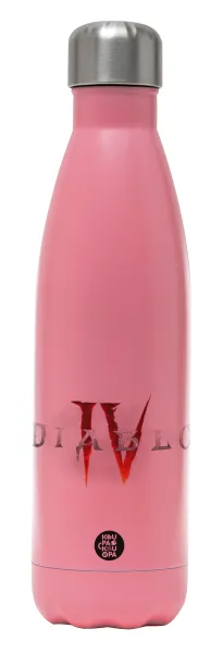 Diablo iv — Metal mug thermos Pink Mat (Stainless steel), double wall, 500ml