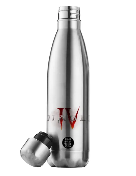 Diablo iv — Μεταλλικό παγούρι θερμός Inox (Stainless steel), διπλού τοιχώματος, 500ml