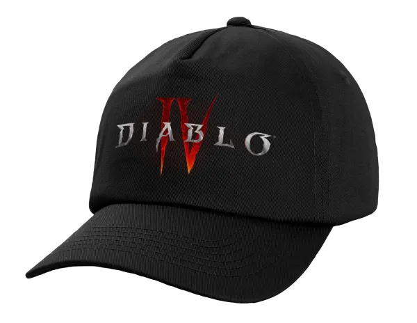 Diablo iv — Child's Baseball Cap, 100% Cotton, Black