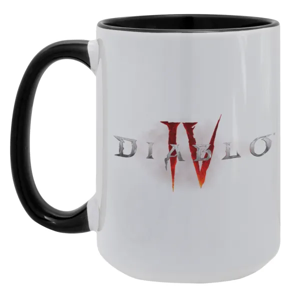 Diablo iv — Mega mug 15oz, black ceramic, 450ml