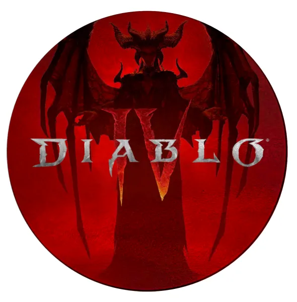 Diablo iv — Επιφάνεια κοπής γυάλινη στρογγυλή (30cm)