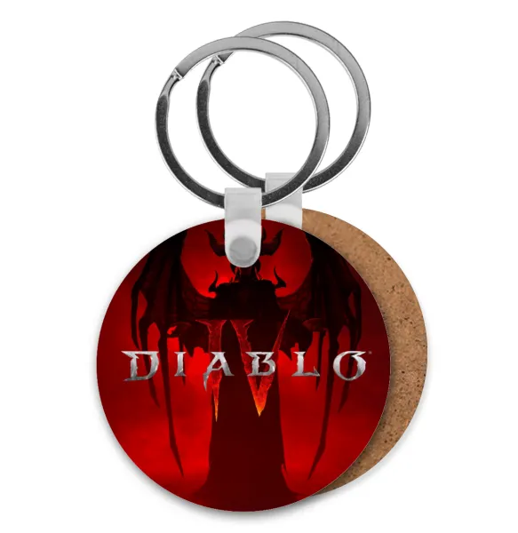 Diablo iv — Ξύλινο στρογγυλό