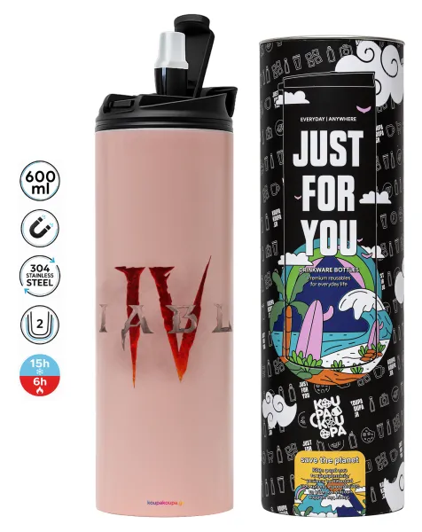 Diablo iv — Tumbler stainless steel PINK 600ml
