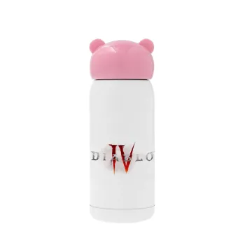 Diablo iv, Ροζ ανοξείδωτο παγούρι θερμό (Stainless steel), 320ml