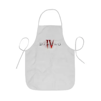 Diablo iv, Ποδιά Σεφ ολόσωμη κοντή  Παιδική (44x62cm)