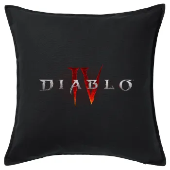 Diablo iv, Sofa cushion black 50x50cm includes filling