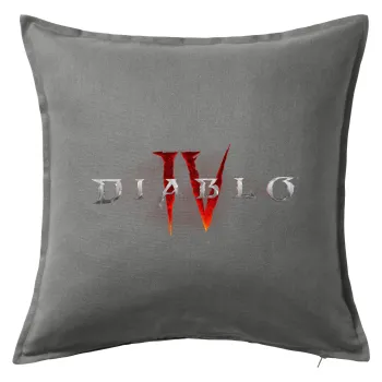 Diablo iv, Sofa cushion Grey 50x50cm includes filling