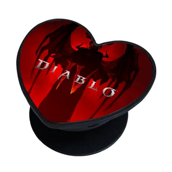 Diablo iv, Phone Holders Stand  καρδιά Μαύρο Βάση Στήριξης Κινητού στο Χέρι