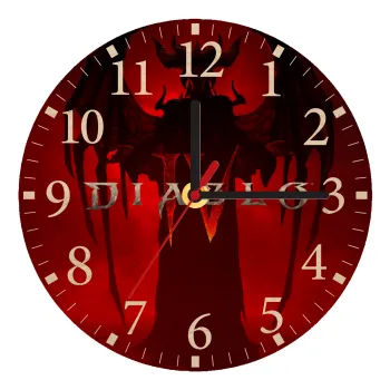 Diablo iv, Ρολόι τοίχου ξύλινο plywood (20cm)