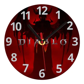 Diablo iv, Ρολόι τοίχου γυάλινο (20cm)