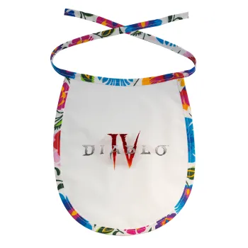 Diablo iv, Σαλιάρα μωρού αλέκιαστη με κορδόνι Χρωματιστή