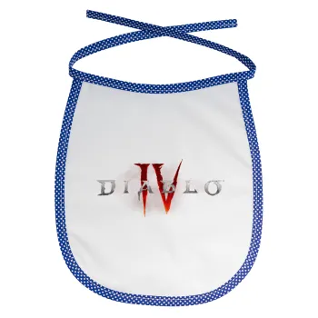 Diablo iv, Σαλιάρα μωρού αλέκιαστη με κορδόνι Μπλε