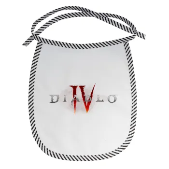 Diablo iv, Σαλιάρα μωρού αλέκιαστη με κορδόνι Μαύρη