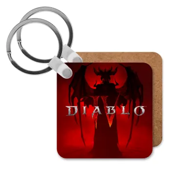 Diablo iv, Μπρελόκ Ξύλινο τετράγωνο MDF