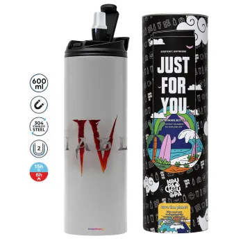 Diablo iv, Tumbler stainless steel GREY 600ml